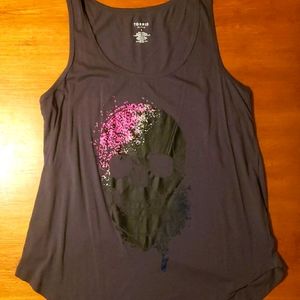 Torrid skull tank size 1